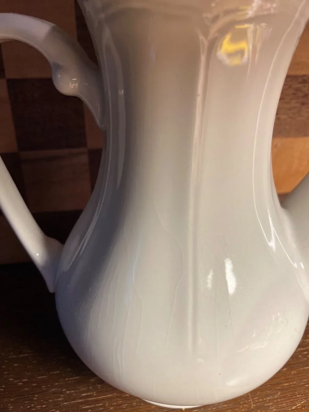Federalist Ironstone Teapot A1168, crazing